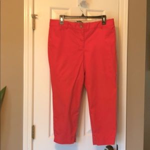 Talbots pink crop pants, size 10 Petite